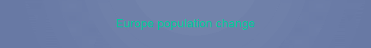 Europe population change